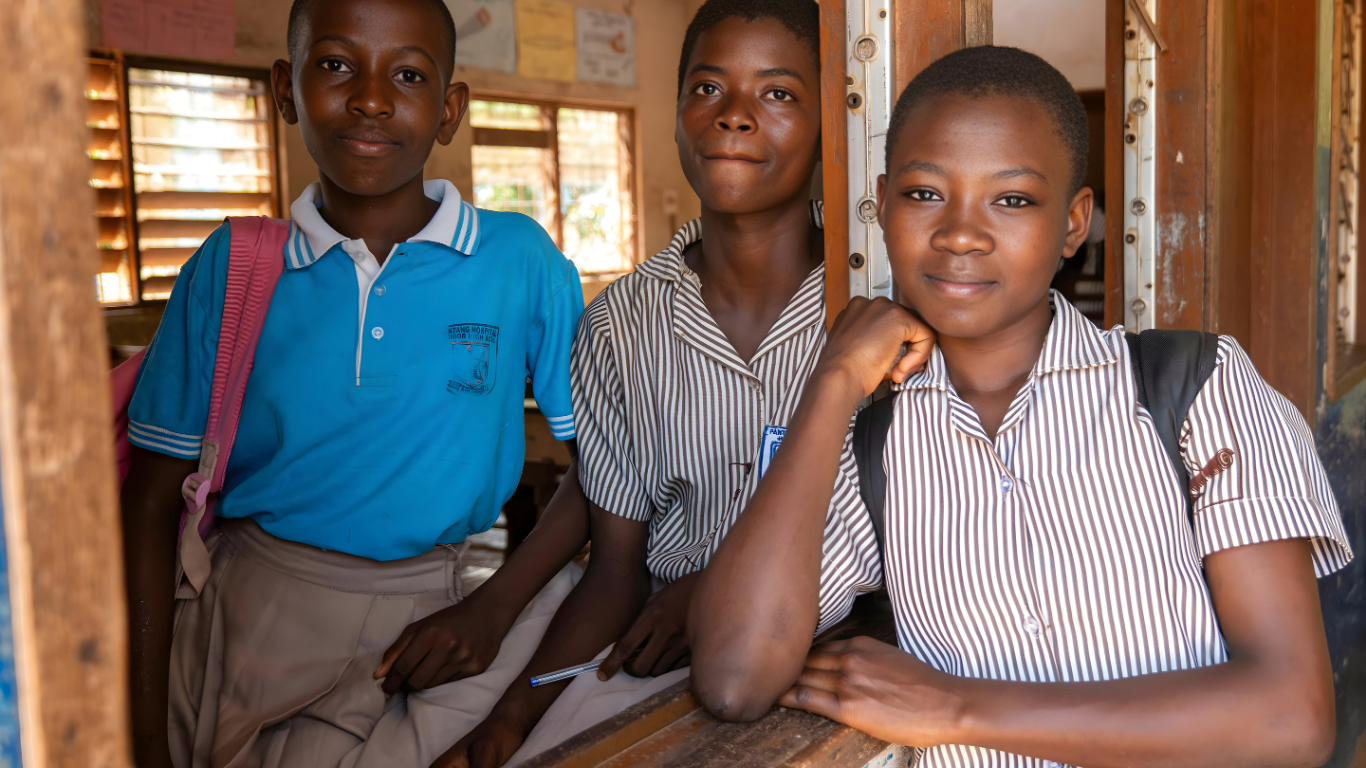 An SOP session in a Nigerian secondary school